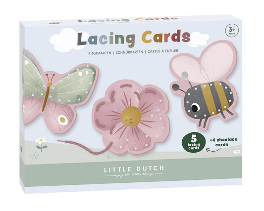 Lacing Cards - Flowers & Butterflies
