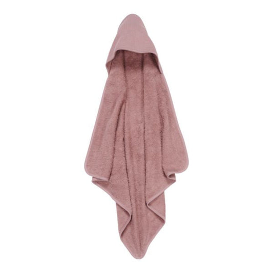 Hooded towel 75x75 cm - - Pure Mauve