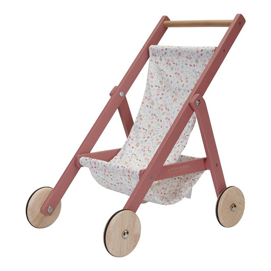 Wooden doll stroller FSC